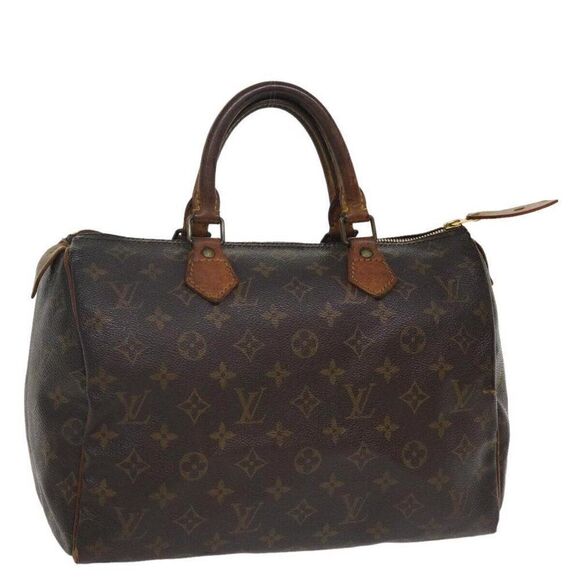 LOUIS VUITTON Monogram Speedy 30 Hand Bag - Picture 1 of 15